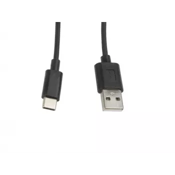Cavo Lanberg CA-USBO-10CC-0010-BK (connettore maschio USB 2.0 - USB 2.0, USB, connettore maschio Type-C, 1m, nero) (CA-USBO-10CC-0010-BK)