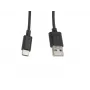 Cavo Lanberg CA-USBO-10CC-0010-BK (connettore maschio USB 2.0 - USB 2.0, USB, connettore maschio Type-C, 1m, nero) (CA-USBO-10CC-0010-BK)