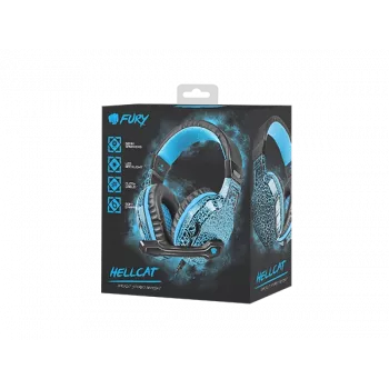 Cuffie per gamer Fury Hellcat illuminazione LED