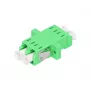 Extralink adattatore in fibra ottica LC/APC monomodale duplex, verde, connettore maschio LC/APC