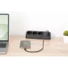 Ciabatta multipla DIGITUS 3 prese con 2×USB-A & 1×USB-C, 3 prese AC Tipo E/F, cavo 1,5 m, nero