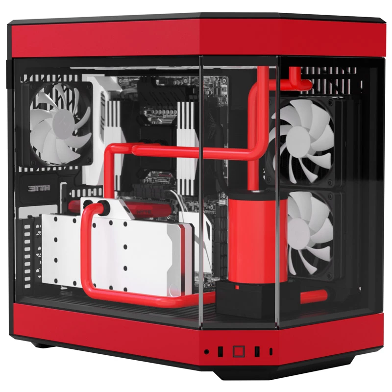 HYTE Y60 mid tower nero, rosso