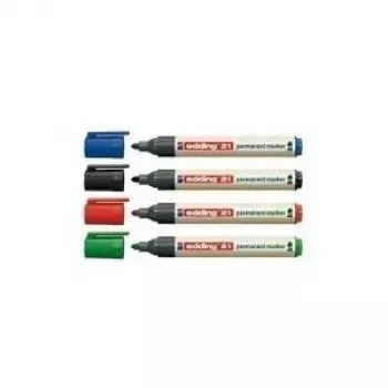 Pennarello indelebile Edding EcoLine 21 verde 10 pz.
