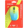 CANYON Mouse MW-44 Wireless Charge Giallo Blu