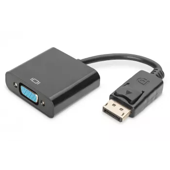 Cavo adattatore Assmann DisplayPort. DP - HD15 M/F. 0,15 m. con blocco. Compatibile DP 1.1. UL. blu. senza schermatura. 32AWG (AK-340410-001-S)