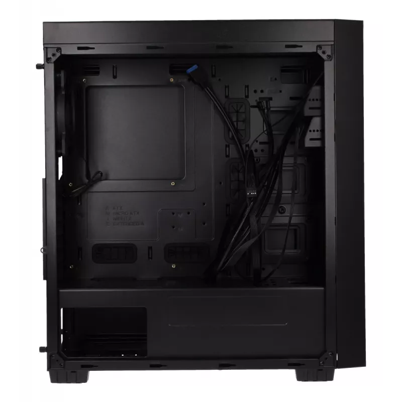 Gembird Fornax K500 case per computer ATX, Midi-Tower, nero