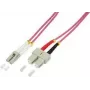 Logilink - cavo patch - LC multimodale (M) a SC multimodale (M) - 5 m - fibra ottica - 50/125 micrometri - OM4 - senza alogeni - viola erica (FP4LS05)