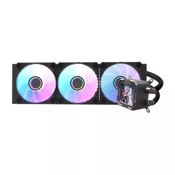 Raffreddamento a liquido CPU Darkflash DV360S radiatore 360 mm, illuminazione RGB, nero