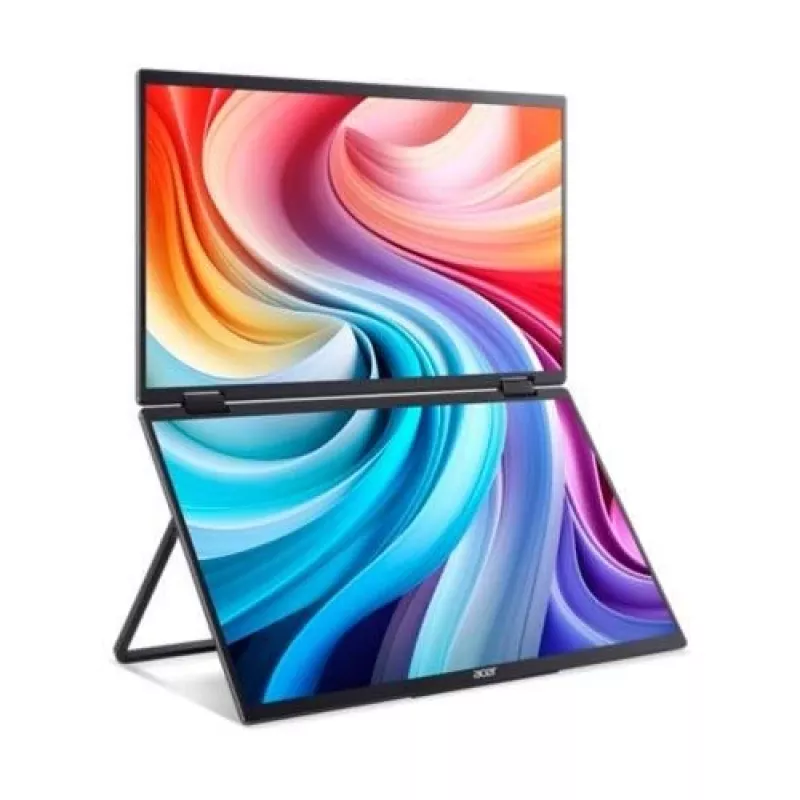 Monitor portatile Acer PD163QT 39,6 cm (15,6 inch) FHD 1920x1080 IPS 8 ms USB-C nero VESA 75x75