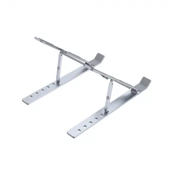Supporto per laptop UNITEK OT155SL argento alluminio inclinabile 13-41°