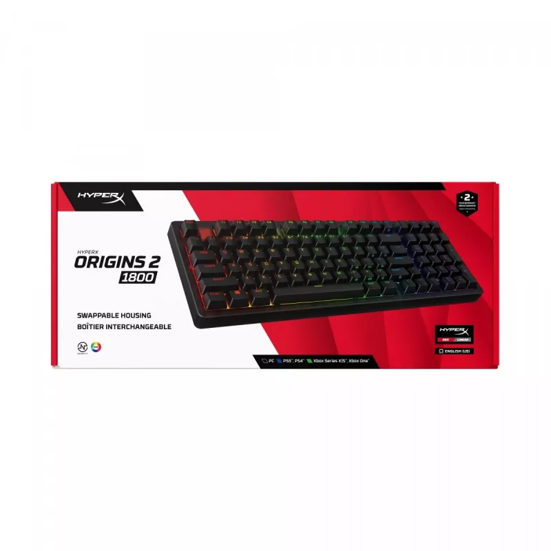 HyperX Origins 2 1800 tastiera nero