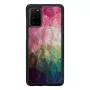 Custodia per cellulare iKins per Samsung Galaxy S20+ — design fiori d'acqua, nero