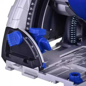 Sega circolare Scheppach PL55, 1200 W, 230 V, lama Ø160 mm, 24 denti, profondità di taglio 49,5 mm (90°), inclinabile, legno