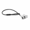DICOTA D32068 lucchetto a cavo universale mini per notebook, 0,3 m, 3 teste intercambiabili, argento