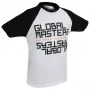 T-shirt Global Masters GM Text - bianco (XL)