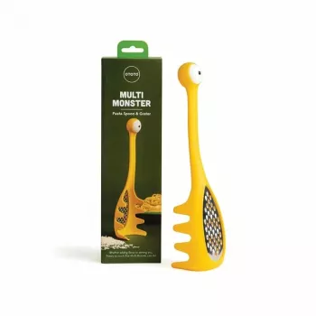 Cucchiaio per pasta Ototo Design OT015 plastica acciaio inox giallo