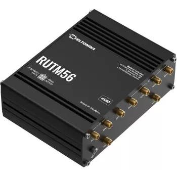 Router TELTONIKA RUTM56 doppio modem, Wi‑Fi 802.11ac, Gigabit LAN x4, supporto Mesh, MU‑MIMO (senza banda larga mobile)