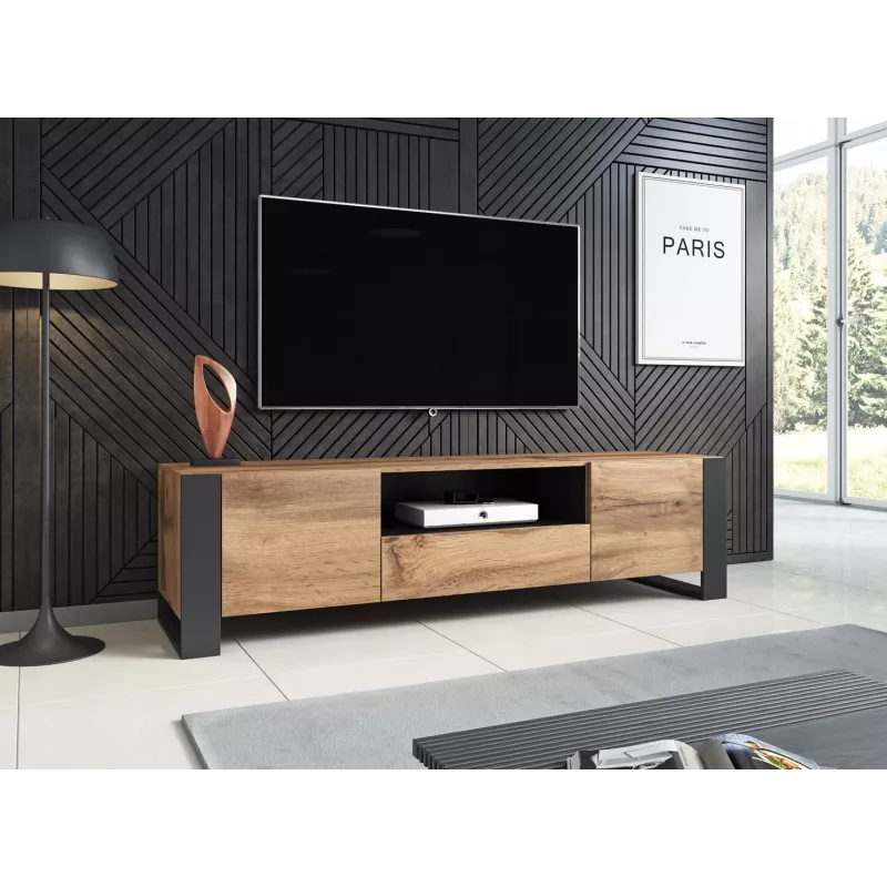 Mobile TV Cama WOOD wotan/antracite