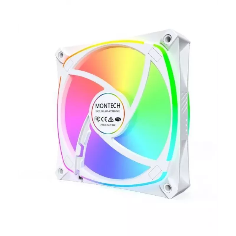 MONTECH AX120 PRO bianco ventola per case 120mm ARGB