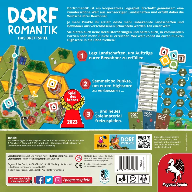 Dorfromantik - Il gioco da tavolo (Gioco dell'anno 2023)
