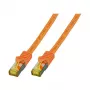 EFB-Elektronik cavo patch RJ45 Cat.6A S/FTP LSZH Cat.7 cavo grezzo arancione 3m Produttore: EFB Elektronik (MK7001.3O)