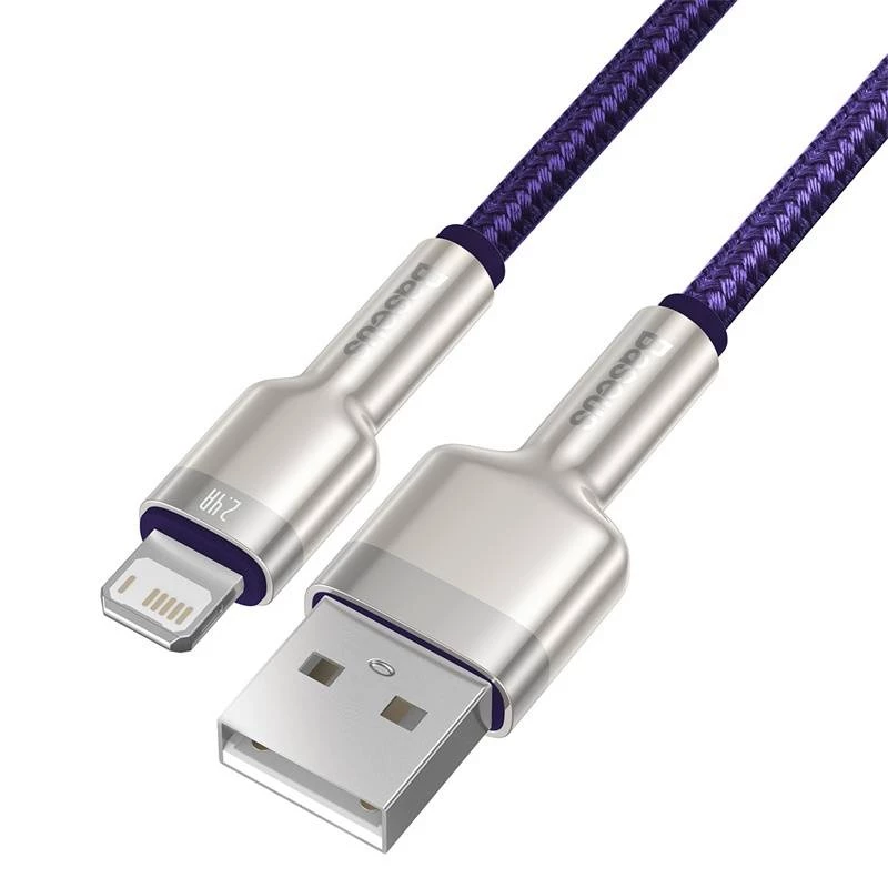 Cavo USB-A a Lightning Baseus 1 m — cavo dati USB, viola