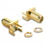Adattatore DELOCK cambia-sesso SMA 67412, SMA su SMA, dorato