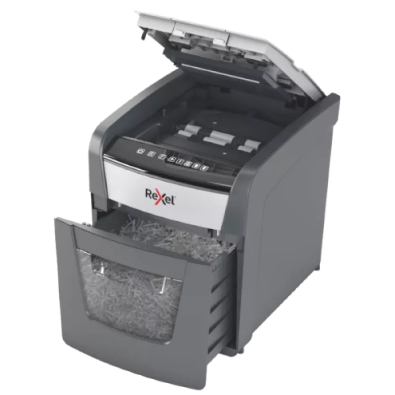 Rexel Optimum AutoFeed+ 50X distruggidocumenti con alimentazione automatica, taglio a particelle, P4