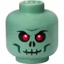 LEGO Storage Head Skeleton, scatola contenitore nero/rosso, grande