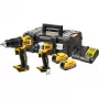 Kit combinato utensili DeWALT DCK2062E2T-QW, mandrino 1/4