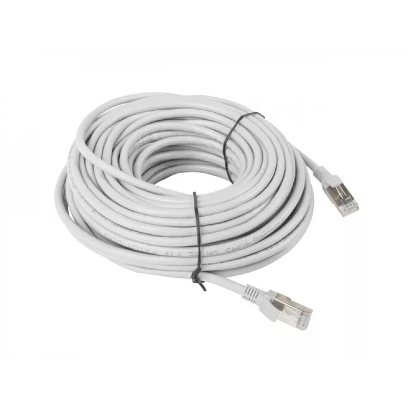 LANBERG cavo di rete Cat5e U/UTP RJ-45 su RJ-45 20 m grigio, 26 AWG, conduttore CCA