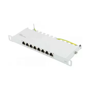 Good Connections Patchpanel 10Cat. 6 8-P. 0,5 HE grigio chiaro