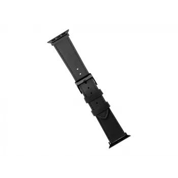 Cinturino in pelle per Apple Watch FIXED FIXLST-434-BK — nero, cinturino di ricambio