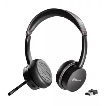Cuffie Tellur Voice Pro Wireless cuffie da call center nere TLL411007