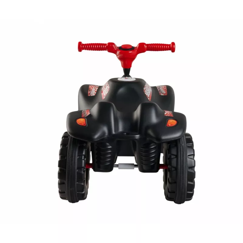 Macchinina scivolo per bambini BIG Quad Racing BIG Bobby 56413, rossa, quattro ruote, design robusto
