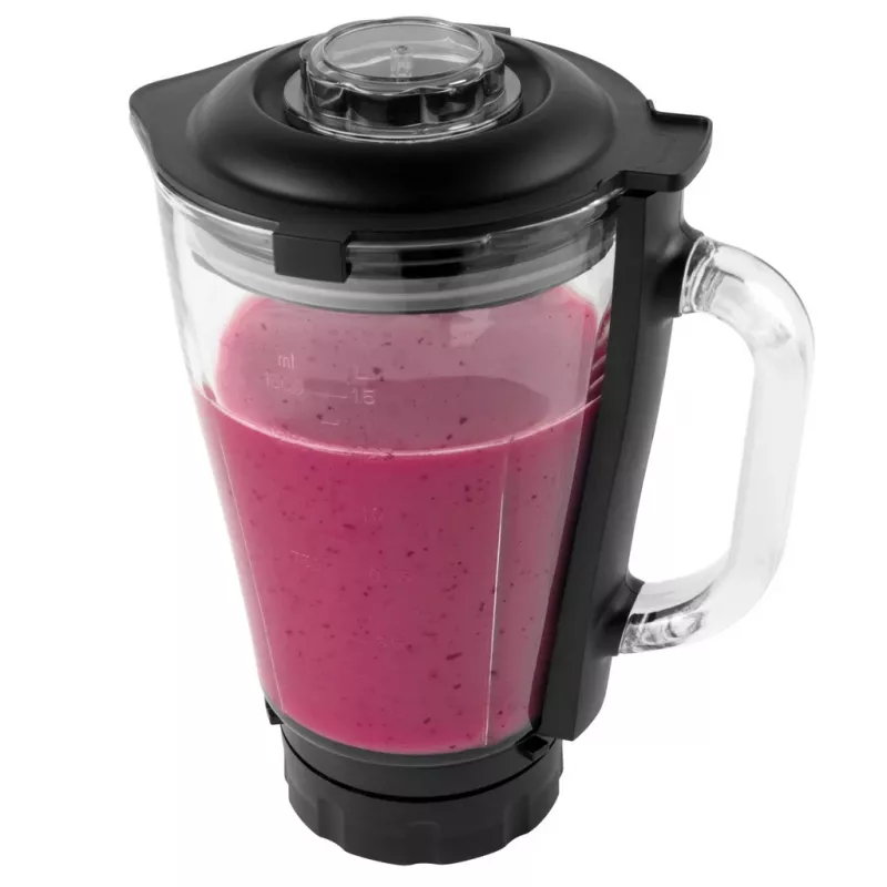 Contenitore mixer in vetro Petra PT5531MBLKVDE nero