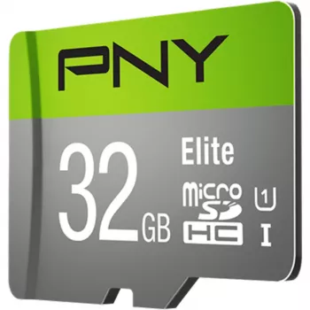 Scheda microSDHC PNY Elite 32 GB Class 10 UHS-I P-SDU32GU185GW-GE
