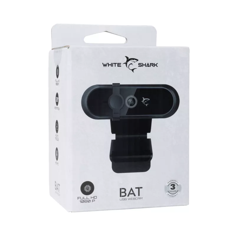 Webcam White Shark GWC-005 1080p BAT – risoluzione 1080p, connessione USB