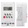 Timer elettronico per guida DIN QOLTEC PC0629 — alimentazione 24V, uscita 16A