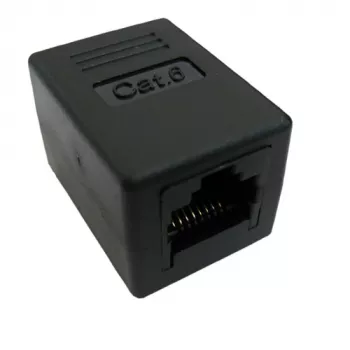 Adattatore modulare RJ-45 VALUE Cat.6 non schermato nero