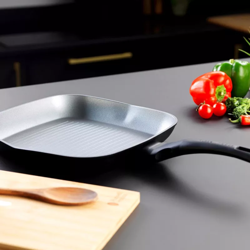 Piastra Russell Hobbs RH01861EU7 28 cm Crystaltech – superficie antiaderente, padella piatta per grigliare
