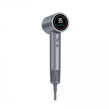 Asciugacapelli DENVER HDD-1400DGR 1400 W, grigio, 110–240 V, cavo 1,8 m, 25–75 °C, 70×89×280 mm