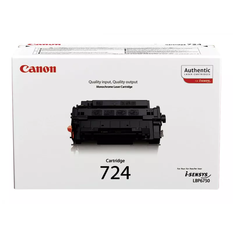 Canon CRG-724 cartuccia toner, nera, 6000 pagine