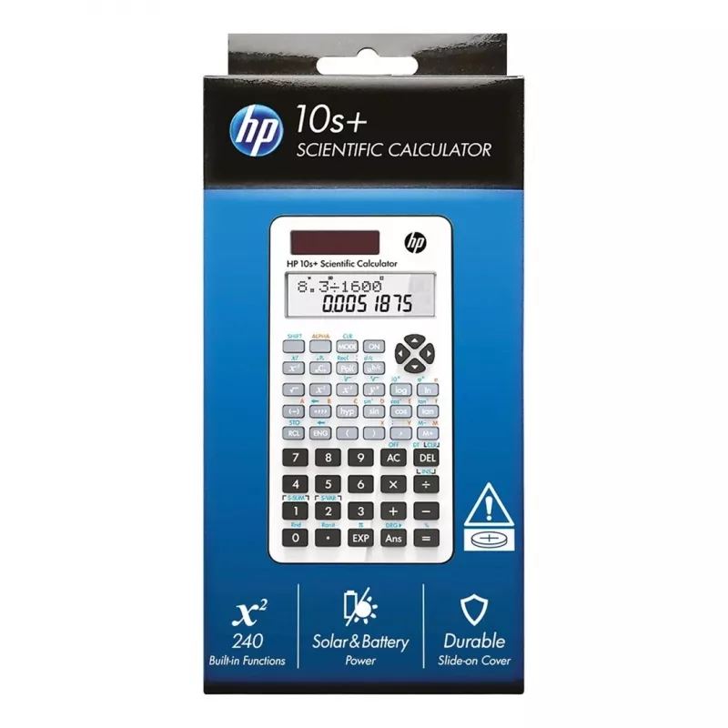 HP 10s+ calcolatrice scientifica, bianca