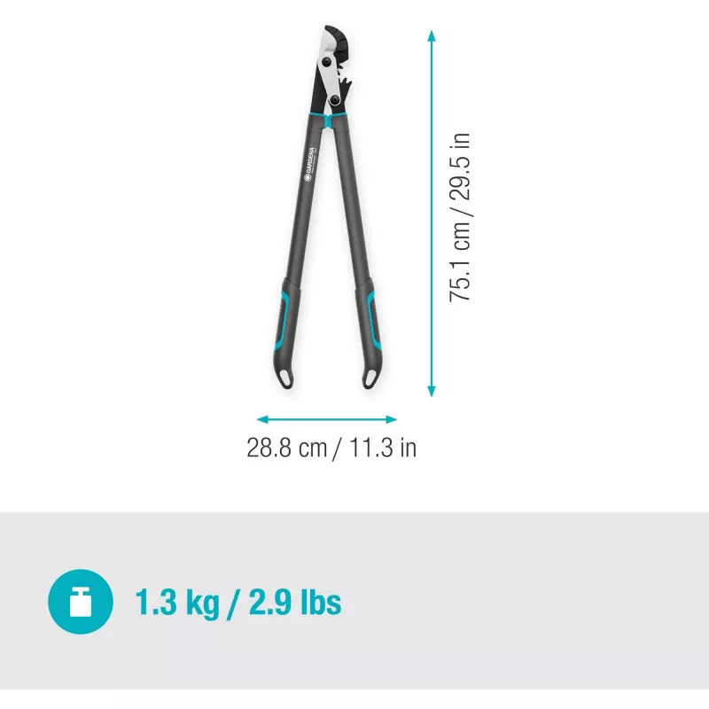 Cesoia da potatura Gardena EnergyCut bypass nero verde acciaio 5 cm