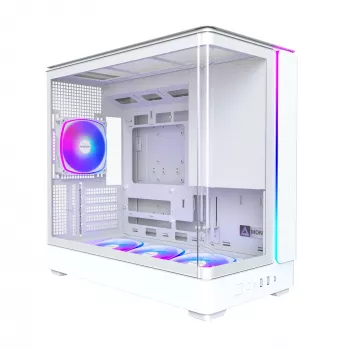 Case per PC Montech KING 15 PRO bianco — Micro ATX / Mini-ITX, Midi Tower