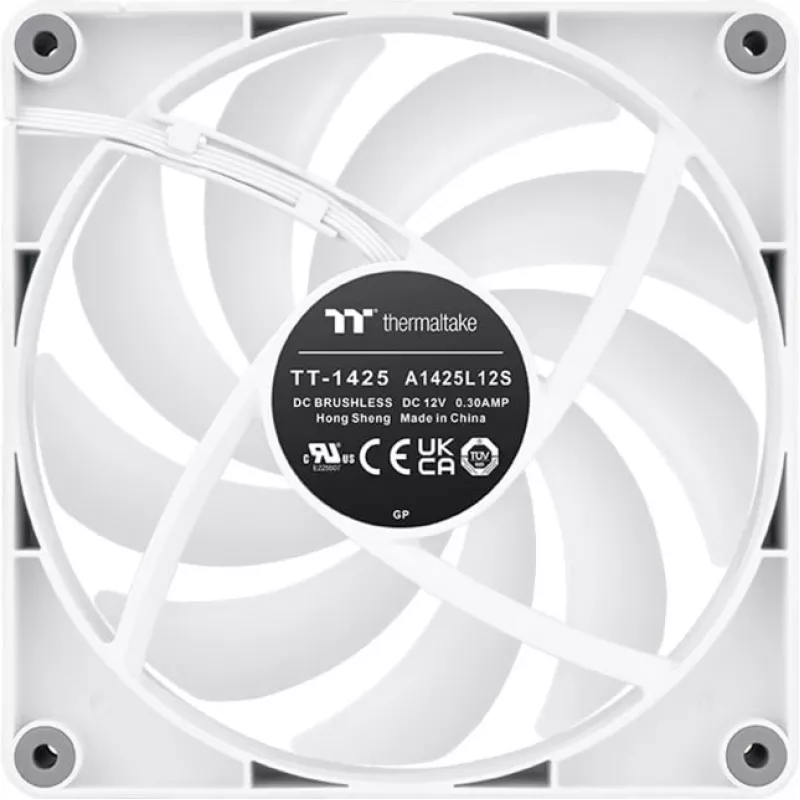 Thermaltake CT140 Reverse ARGB 140 mm bianco confezione da 2