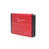 Gembird EE2-U3S-2-R - Disco rigido - SATA - 6,35 cm (2.5) - 3.0 - rosso - alluminio (EE2-U3S-2-R)