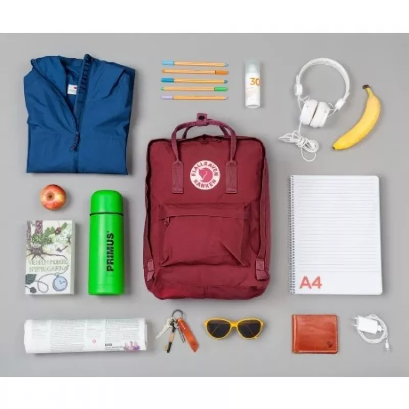 Fjällräven Kånken zaino grafite vinylon chiusura lampo