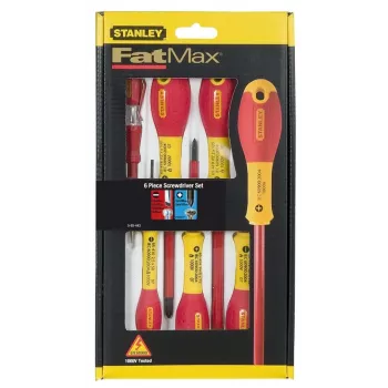 Set cacciaviti a taglio e Pozidriv isolati Stanley FATMAX 0-65-443